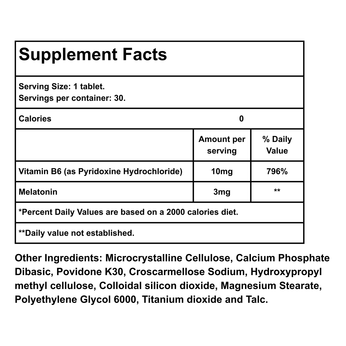 Axiom Melatonin 3 MG