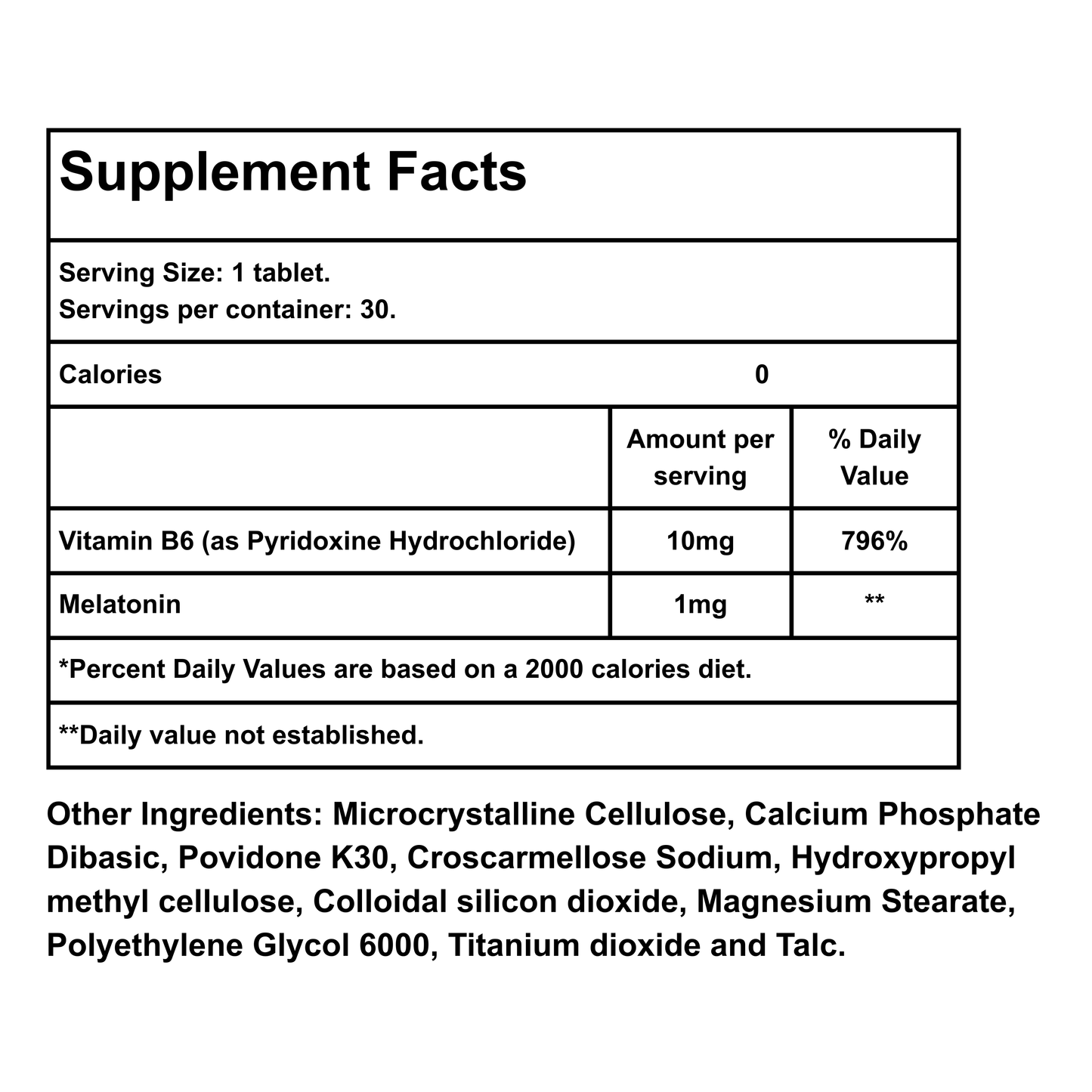 Axiom Melatonin 1 MG